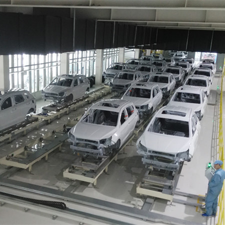 Piaoma Effice Car Cass Cass Assile Roller Converyer для автомобильного производителя